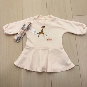 Kenzo baby girl sweater dress size 9M